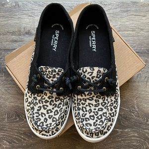 Sperry Leopard Top-Slider, womens 8.5 NWOT